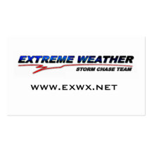 Extreme Weather Team Contact Card Business Card Template