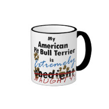 Extremely Naughty American Pit Bull Terrier Coffee Mug