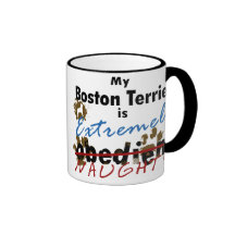 Extremely Naughty Boston Terrier Coffee Mug