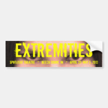 Extremities "Eyes" Bumper Sticker