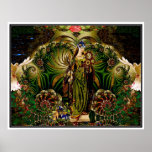 Eyasha, Goddess of Peace and Tranquillity Posters