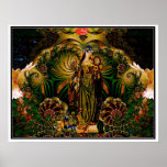 Eyasha, Goddess of Peace and Tranquillity Posters
