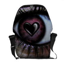 Eye <3 U Rickshaw Messenger Bag