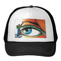 Eye Art Mesh Hat