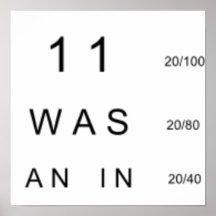 Eye Chart - 911 Truth Print