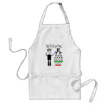 Eye Chart Eye Doctor Design Gifts Apron
