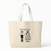Eye Chart Eye Doctor Design Gifts Canvas Bags