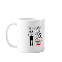 Eye Chart Eye Doctor Design Gifts Coffee Mugs