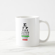 EYE CHART Gifts Coffee Mugs