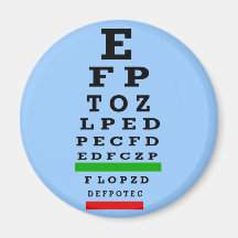 EYE CHART Gifts Magnets