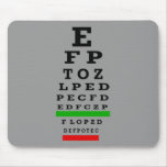 EYE CHART Gifts Mouse Mat