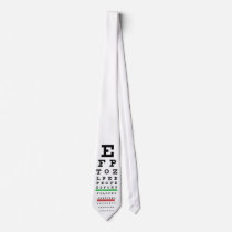 Eye Chart Tie