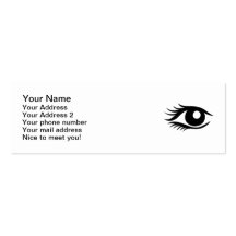 Eye cilia business cards