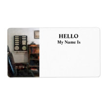 Eye Doctor's Office with Eye Chart Custom Shipping Labels