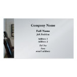 Eye Doctor's Office with Eye Chart - Platinum Business Card Templates
