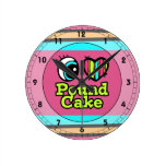 eye heart i love pound cake wall clocks