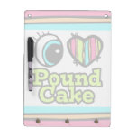 eye heart i love pound cake dry erase boards
