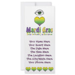 Eye Love Mardi Gras Full Colour Rack Card