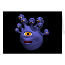 Eye Monster Card
