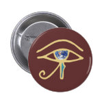 Eye Of Earth gold Pin