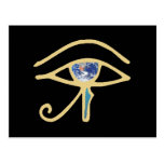 Eye Of Earth gold Postcards