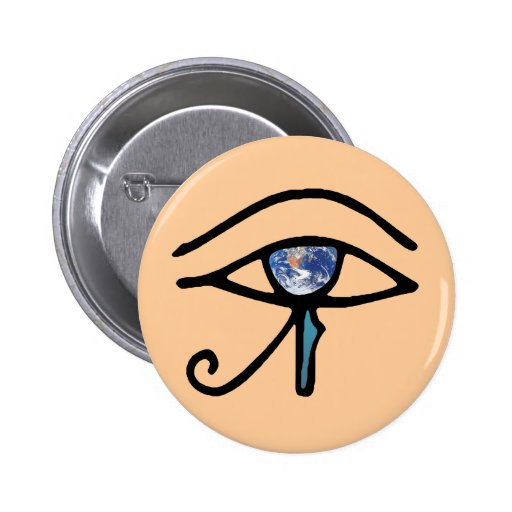 Eye Of Earth Pinback Button