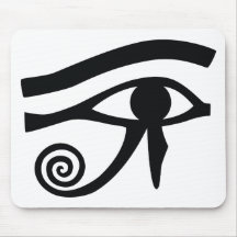 Eye of Horus Hieroglyphic Mouse Pad