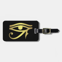 Eye of horus luggage tag
