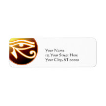 Eye of Horus Return Address Labels