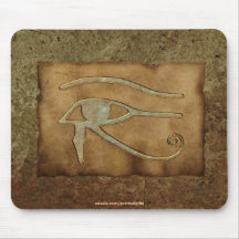 EYE OF HORUS, WADJET Egyptian Mousepad