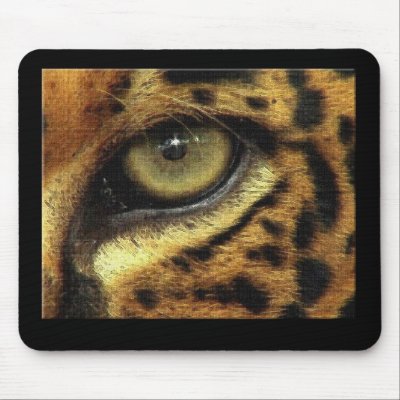 "EYE OF JAGUAR" Mousepad by RavenSpiritPrints