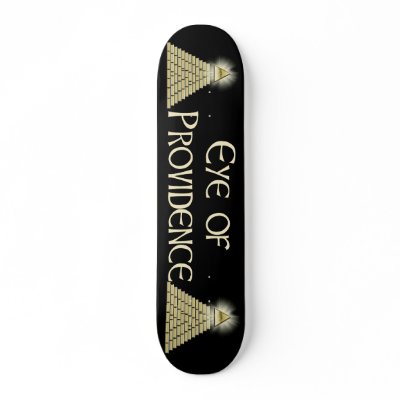 Eye Of Providence Skateboard by pentagramstar