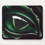 Eye Of The Baby Green Dragon Mouse Pad
