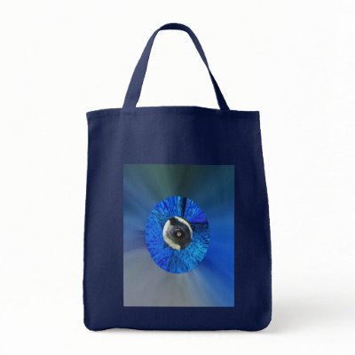 Eye of the Peacock Canvas Bags by SeaAngel