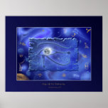 "Eye of the Universe" 2 Egyptian Fantasy Art Print