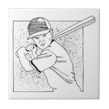 "Eye On The Ball" Ceramic Tiles