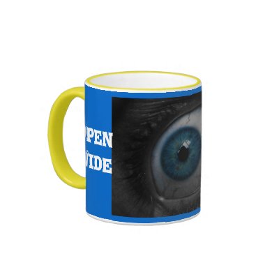 Eye Open Wide mug by lycheerose