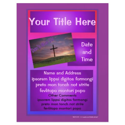 Eye-popping Advertising Flyer by BibleStudyAids