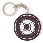 Eye Ray Medallion Key Chain