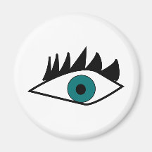 eye refrigerator magnet