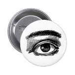 Eye Sees All - Vintage Illustration Buttons