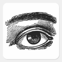 Eye Sees All - Vintage Illustration Stickers