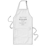 Eye Shadow Personalized Wedding Aprons