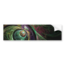Eye to Eye Abstract Art Bumper Sticker