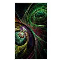 Eye to Eye Abstract Art Business Card