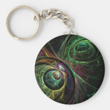 Eye to Eye Abstract Art Keychain