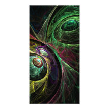Eye to Eye Abstract Art Photo Card