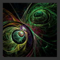 Eye to Eye Abstract Art Print posters