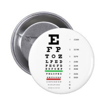 eye vision chart of Snellen for opthalmologist Pin