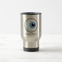 Eyeball; Metal-look Mug